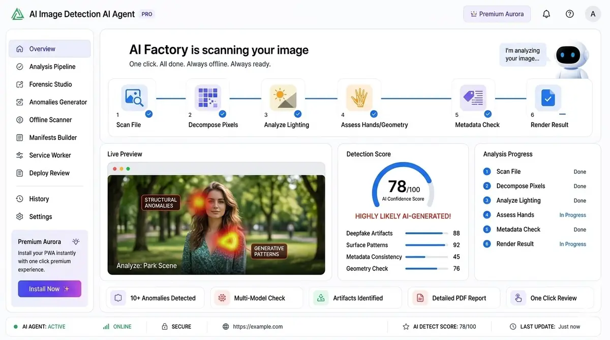 AI tax estimator — example of the AI tax dashboard software
